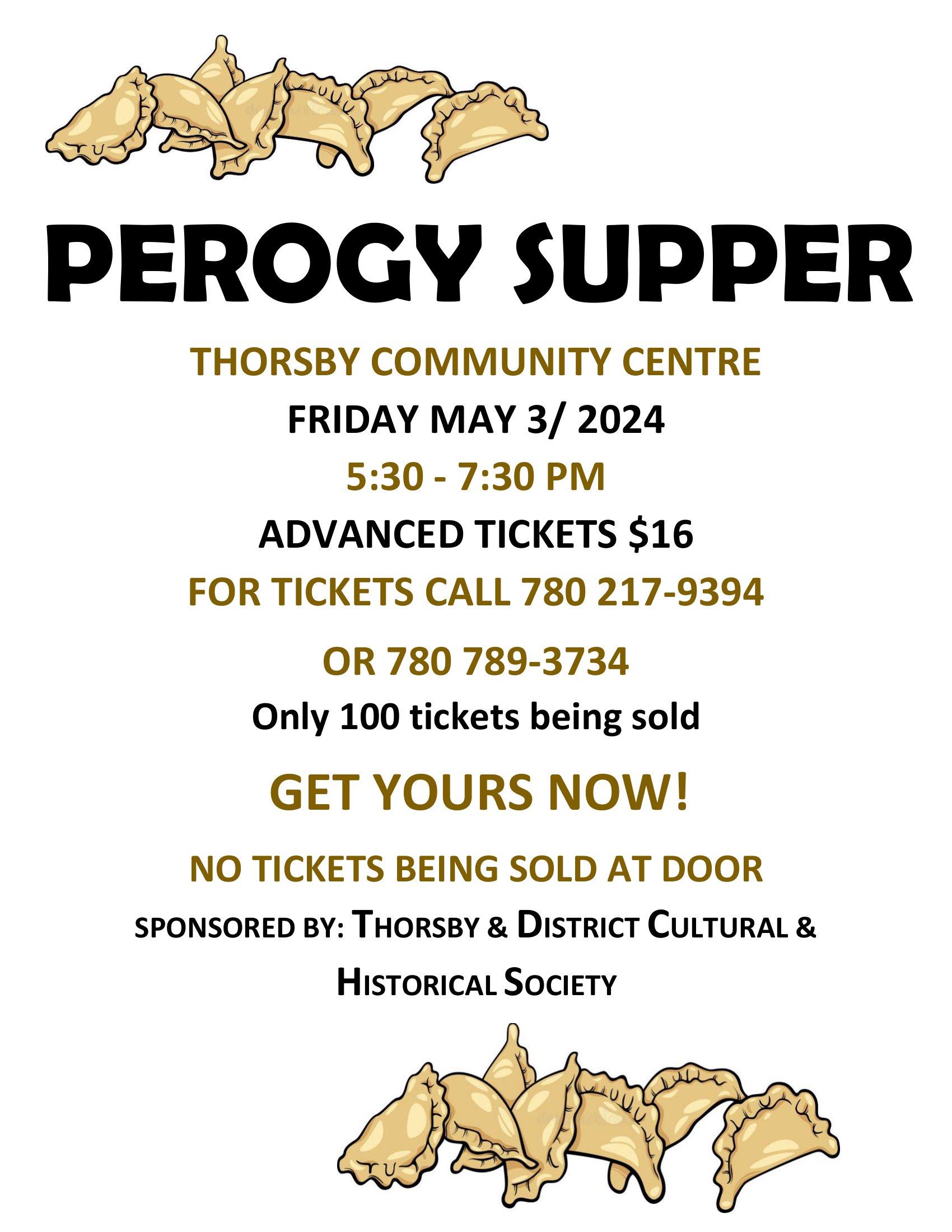 Thorsby & District Cultural & Historical Society Perogy Supper: News ...