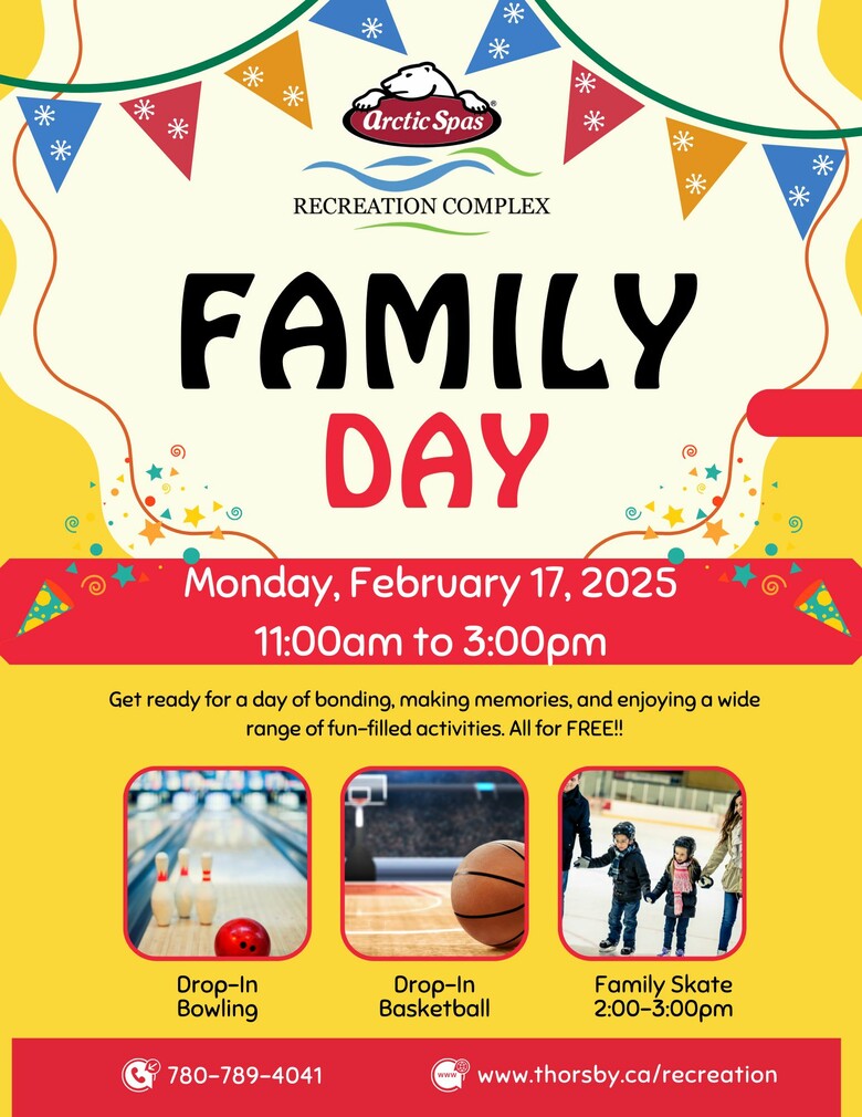 Family Day Fun at the Arctic Spas Recreation Complex!