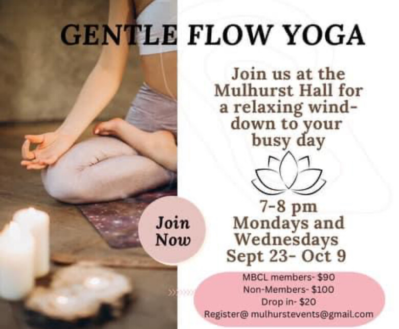 Mulhurst Hall Gentle Flow Yoga