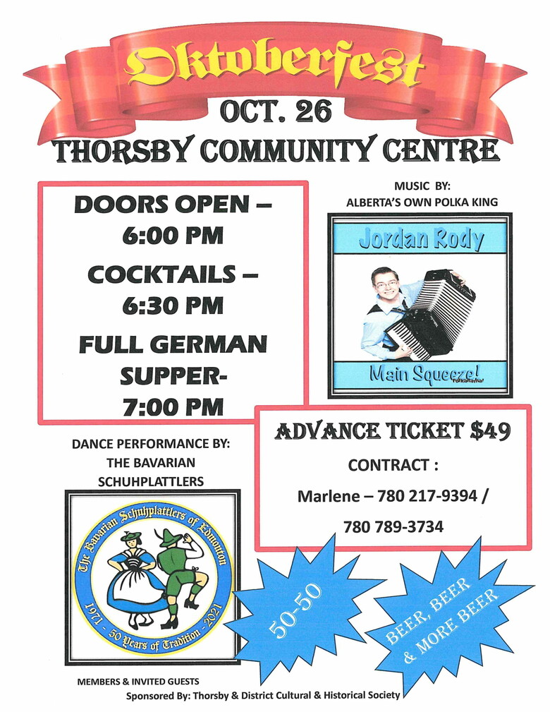 Oktoberfest is Coming to Thorsby!